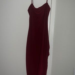 Burgundy Dress